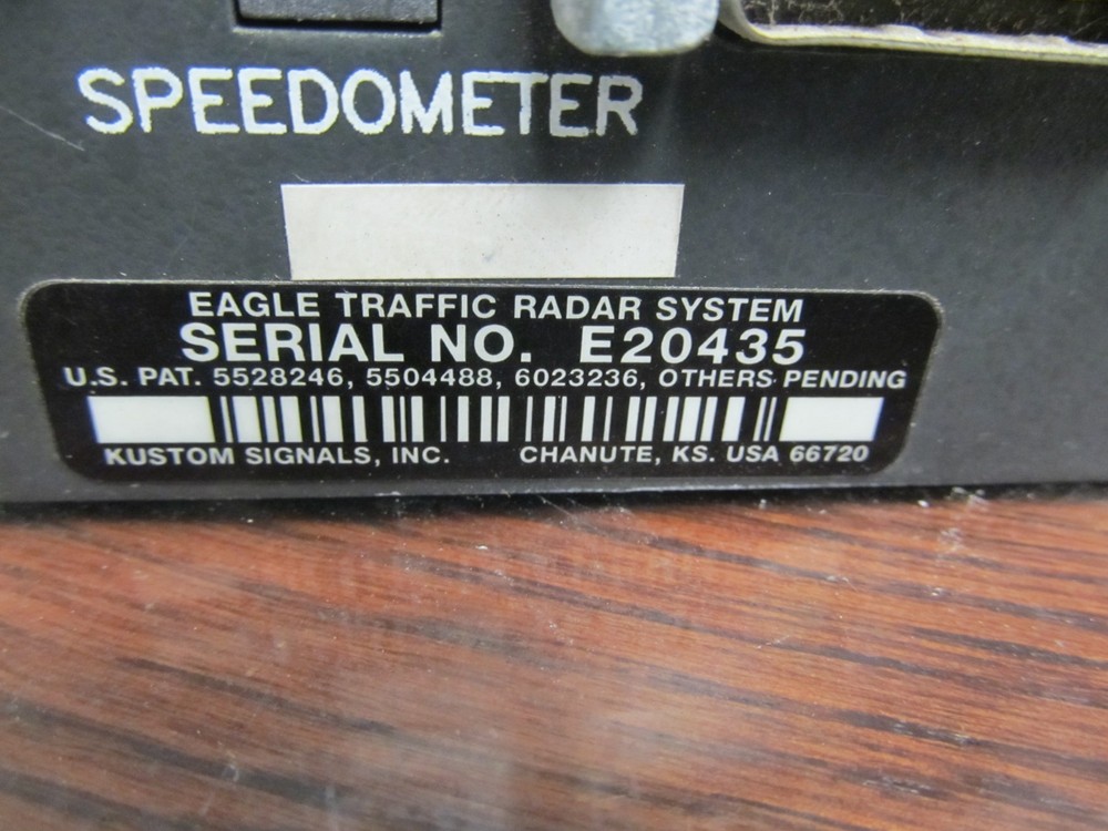 UNTESTED Kustom Golden Eagle Radar Speed Detection Controller - Free S&H