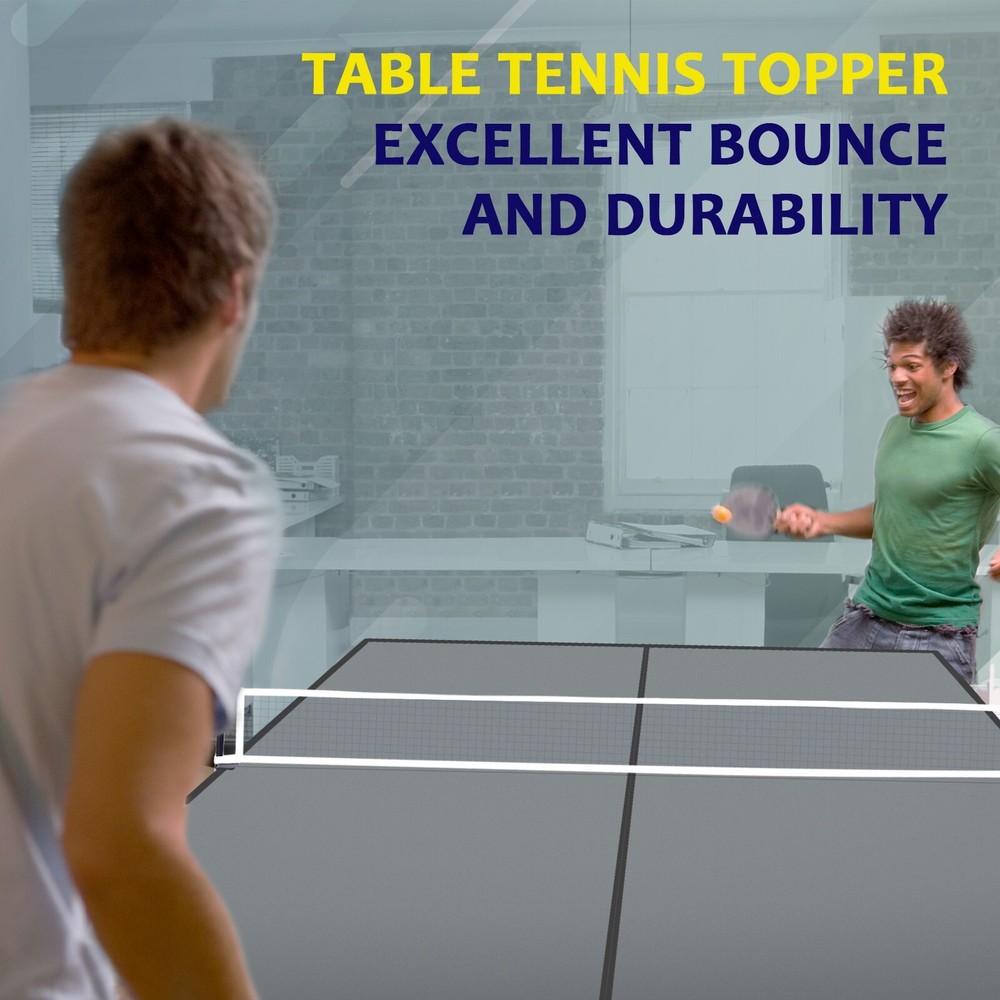 Ping Pong/ Table Tennis Conversion Top 7'X4' Foldable Ping Pong Table Topper