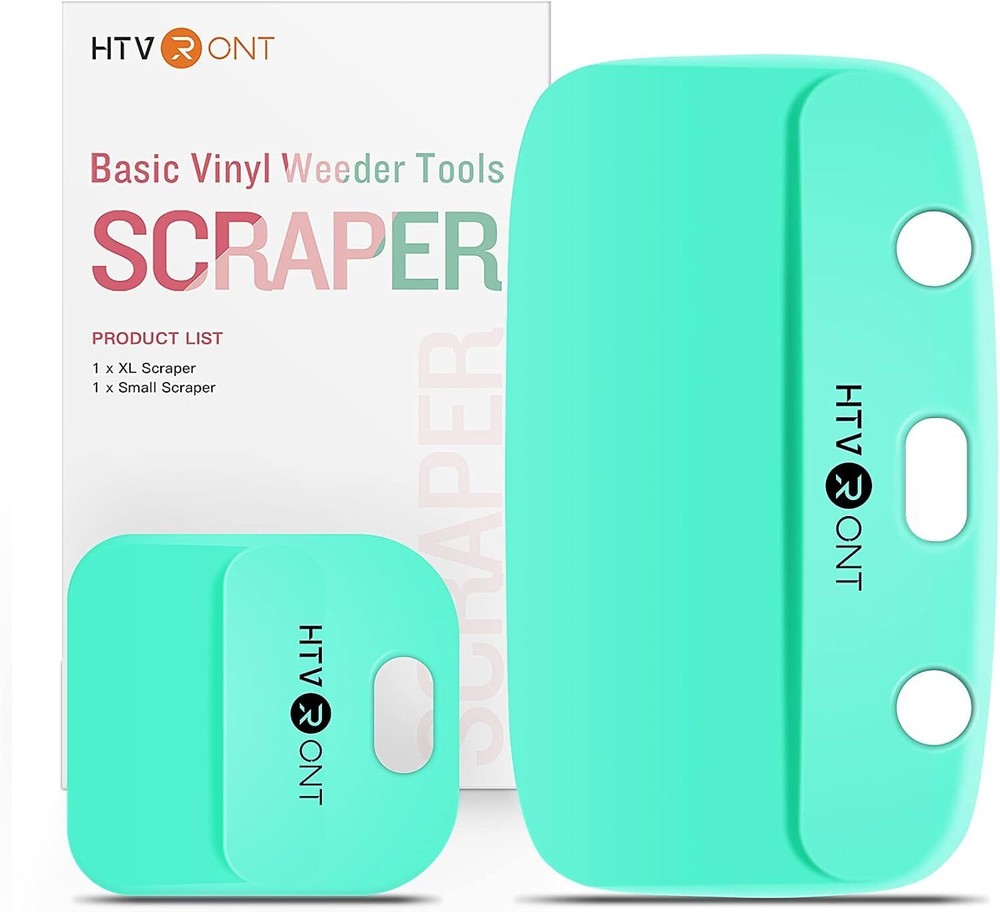 Vinyl Scraper - 2Pack Scraper Tools for Vinyl Craft Weeder Vinyl Tool Kit Bas...