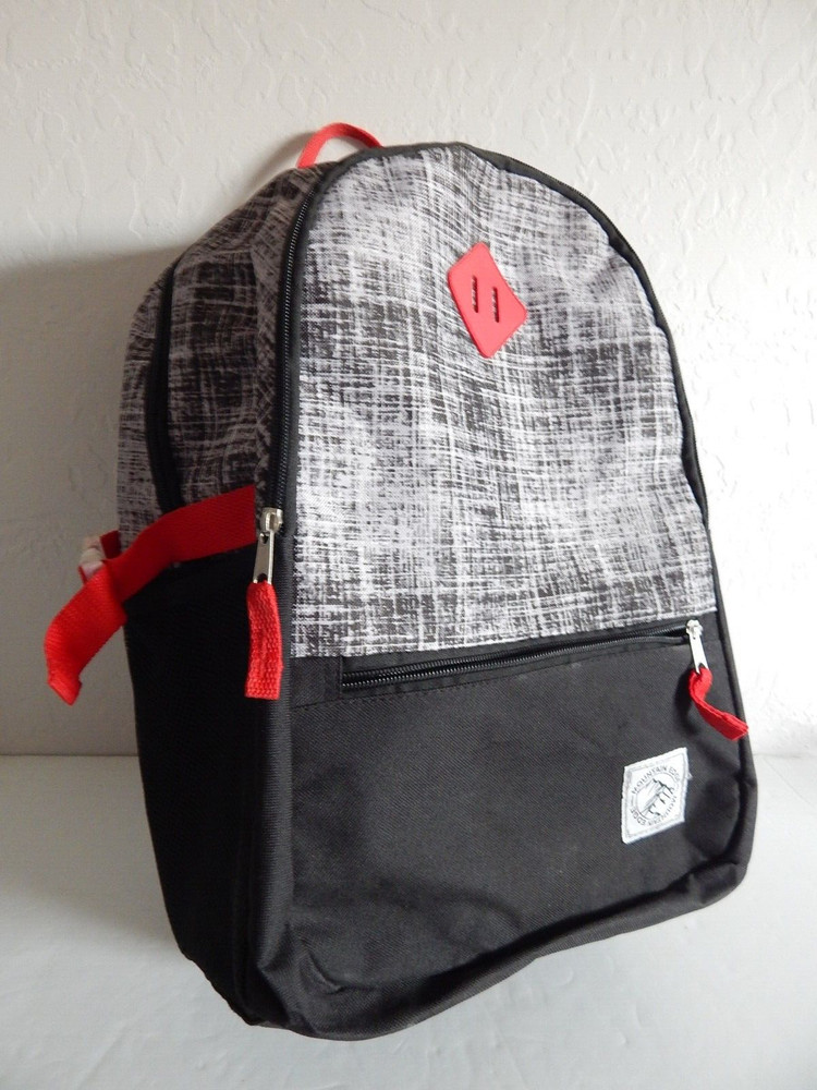 MOUNTAIN EDGE BACKPACK - 100% Polyester - Multi Pocket 16x12x6.5