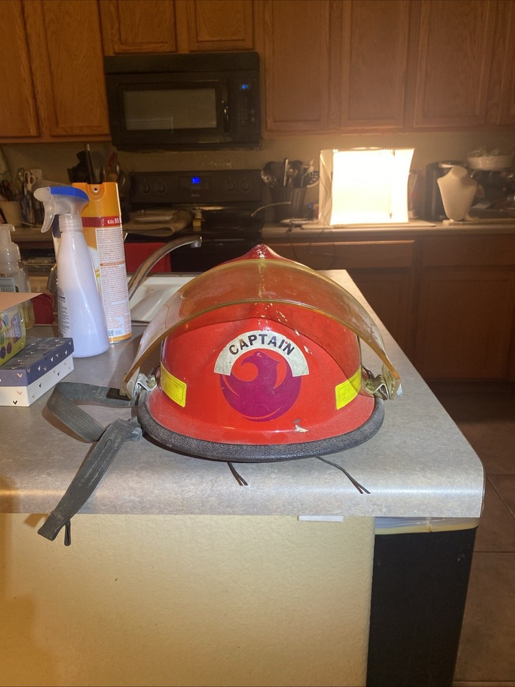 Authentic Fireman Captains Helmet Phoenix AZ