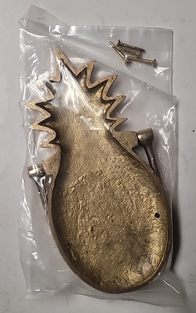 Renovator’s Supply #22532 Solid Brass Pineapple Front Door Knocker