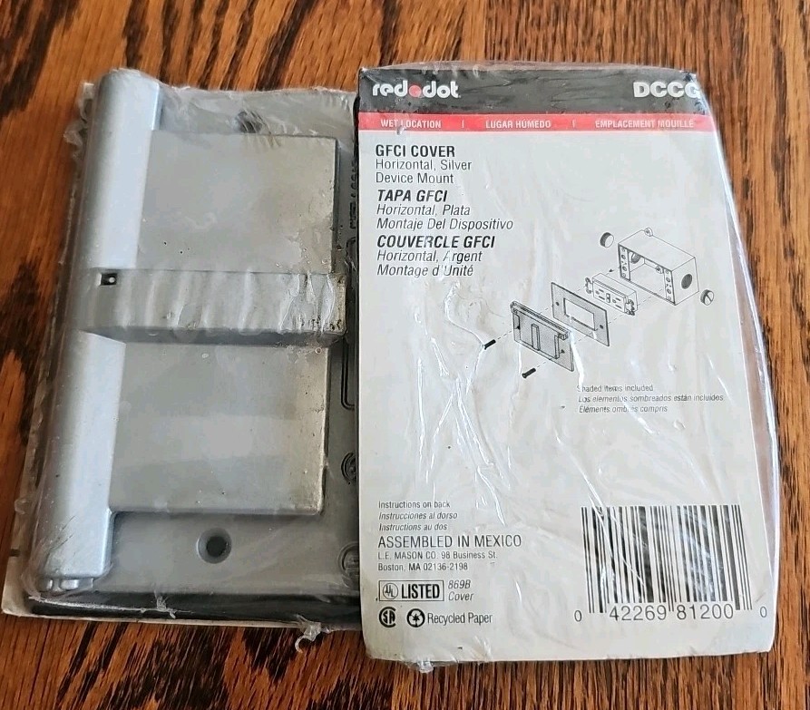 2 THOMAS & BETTS REDDOT DCCG GFCI COVERS (NEW - OPEN BOX)