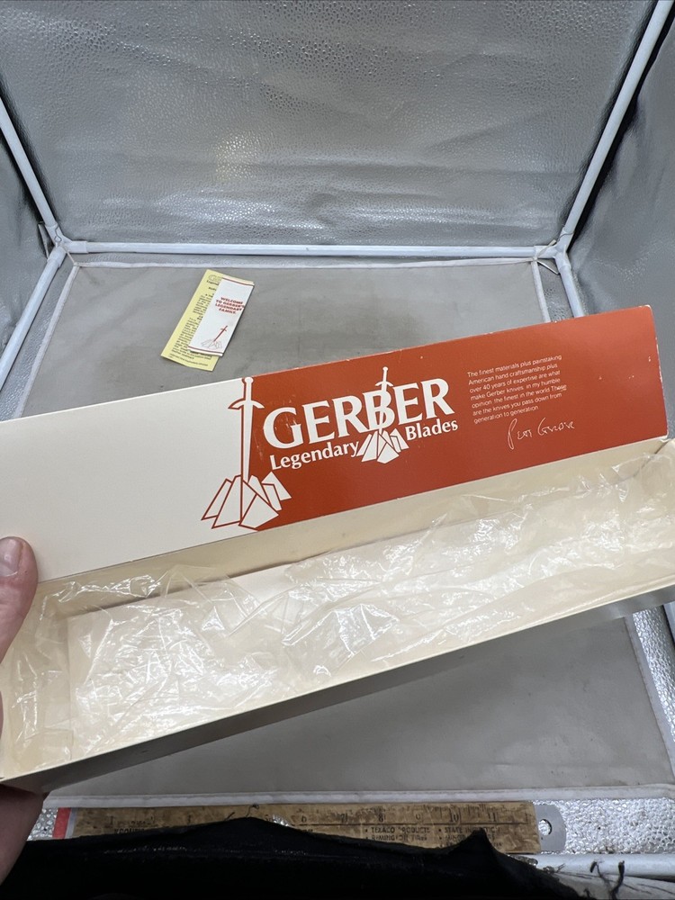 Gerber Mark 2 Presentation Knife Etched With Original Box (GG43