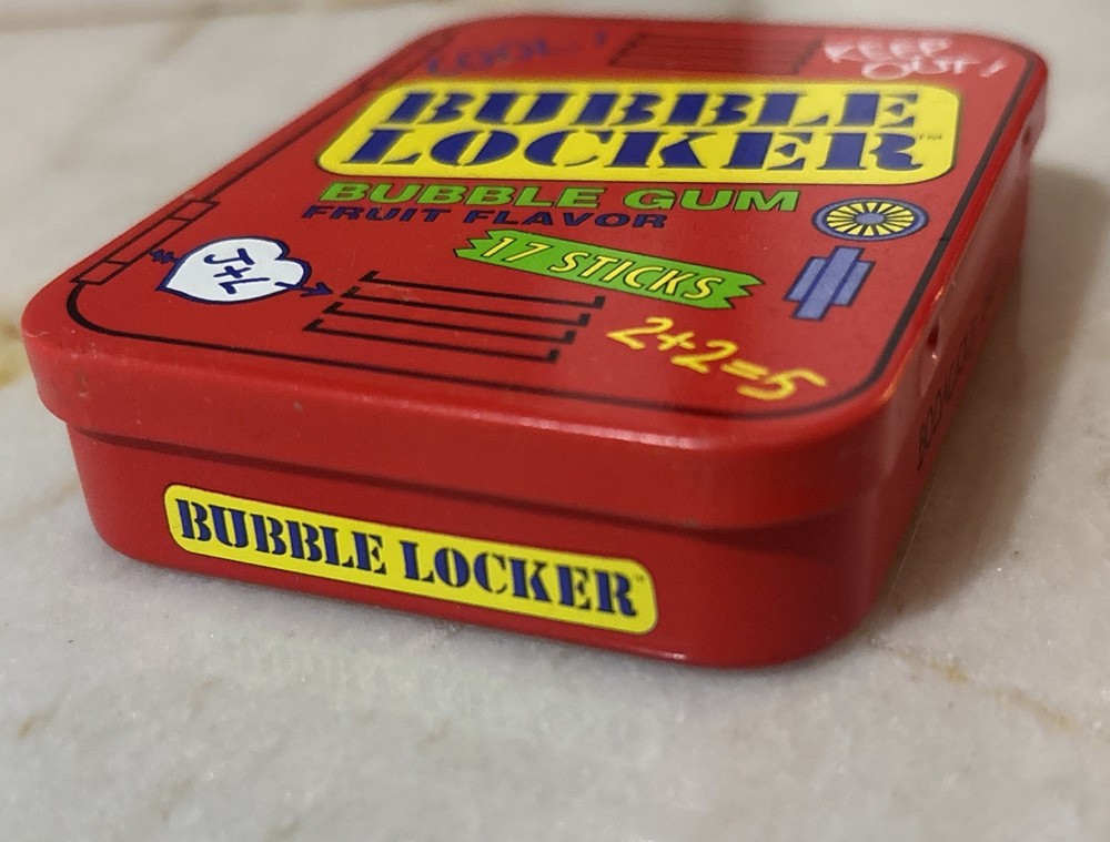 Vintage Bubble Locker Bubble Gum W/ Gum