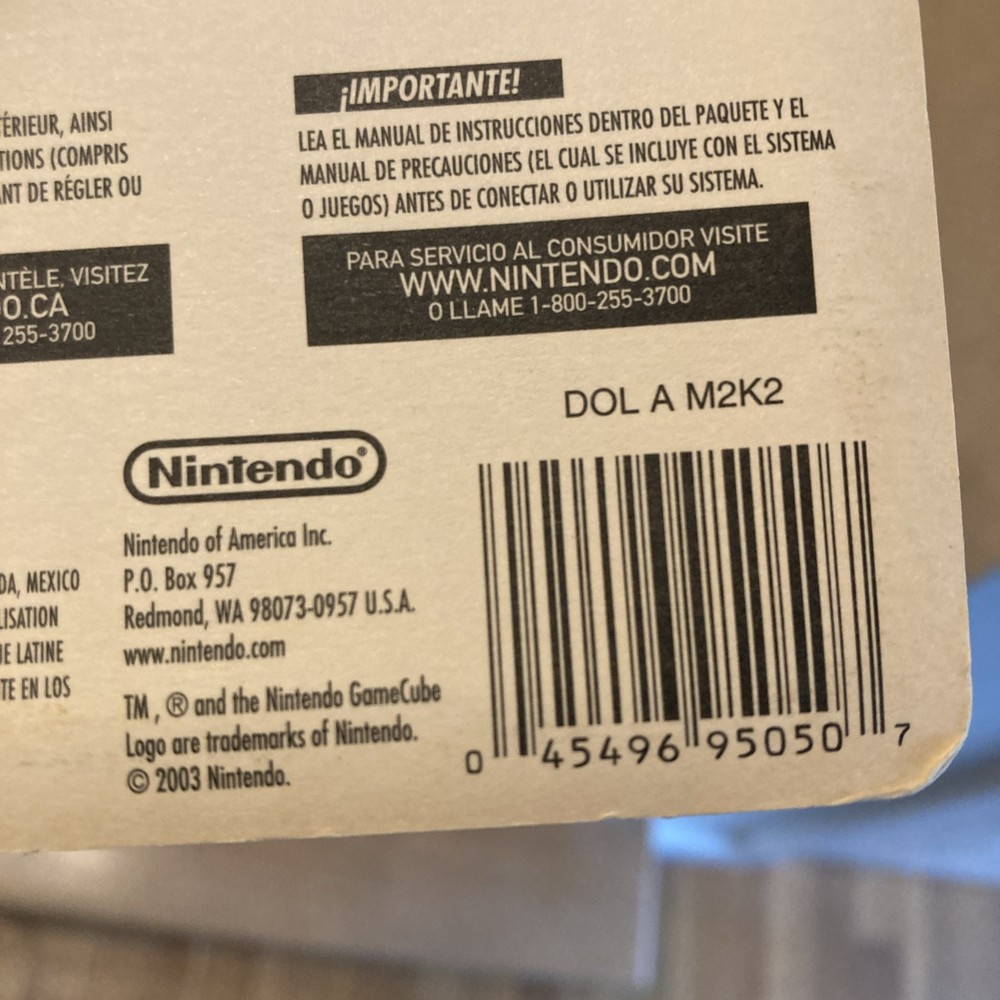 Sealed New In Packaging Nintendo GameCube Memory Card 251 Blocks