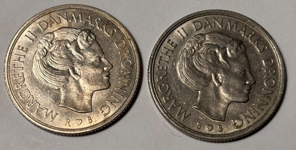 Denmark 1 Krone 1980 1984