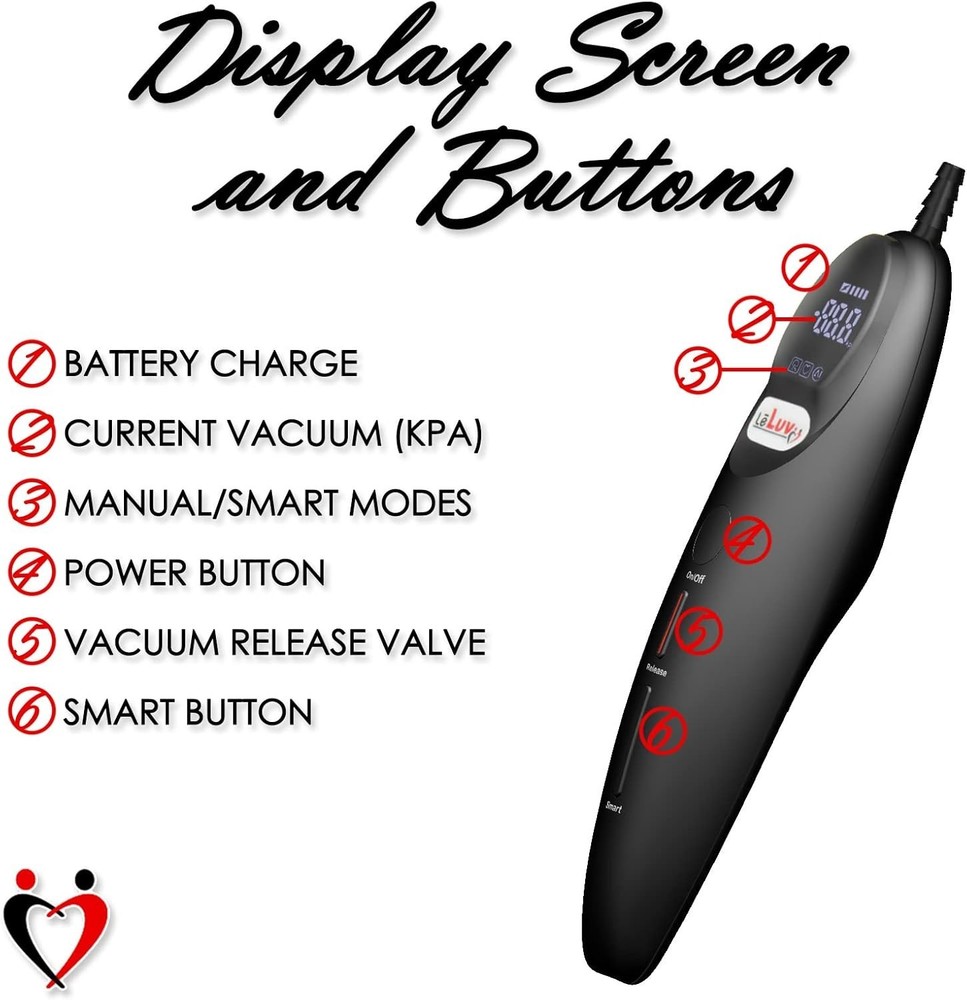 Rechargeable Electric Penis Pump with LCD Display and Swift Disconnect Function