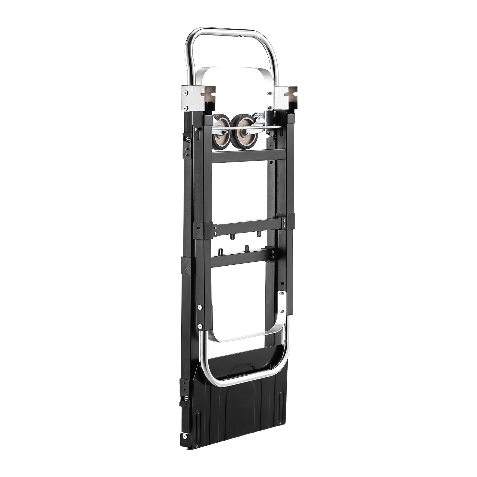 Uimoso 2-in-1 Folding Hand Truck, 500 lbs Capacity Convertible Dolly with Wheels