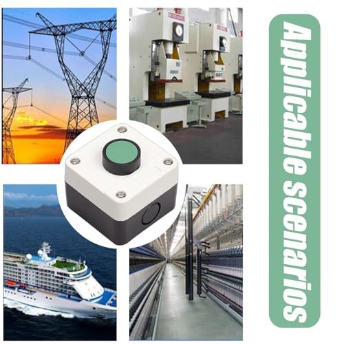 Push Button Switch Box, ABS Weatherproof Momentary Push Button Switch Station