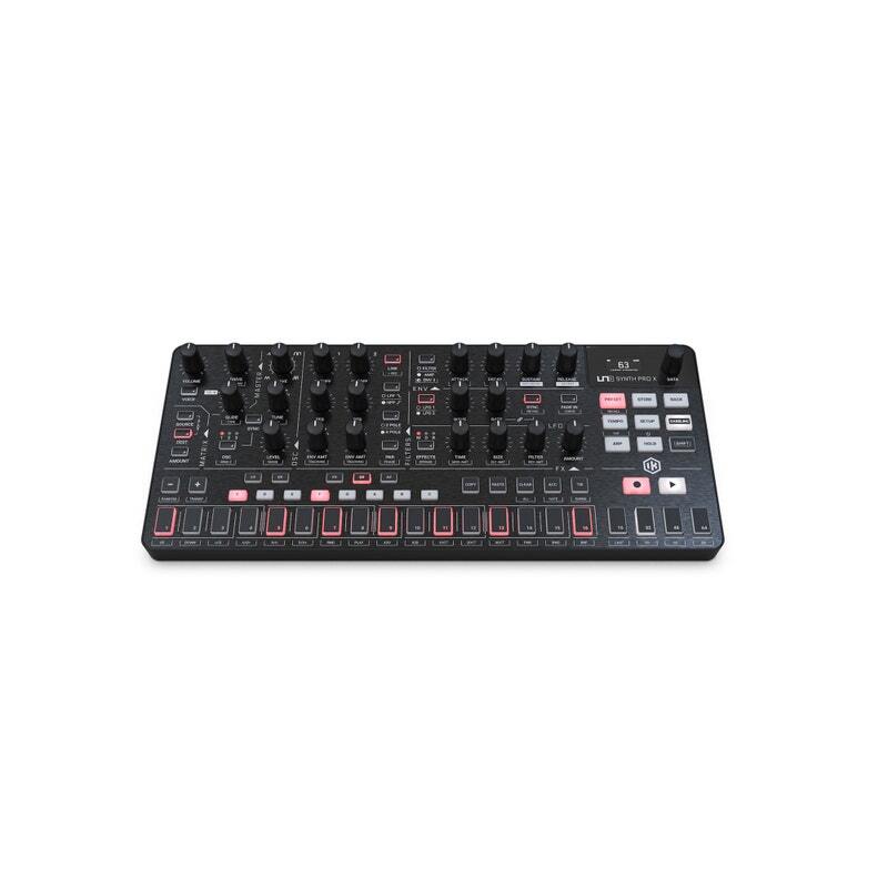 IK Multimedia UNO Synth Pro X paraphonic dual-filter analog desktop synthesizer
