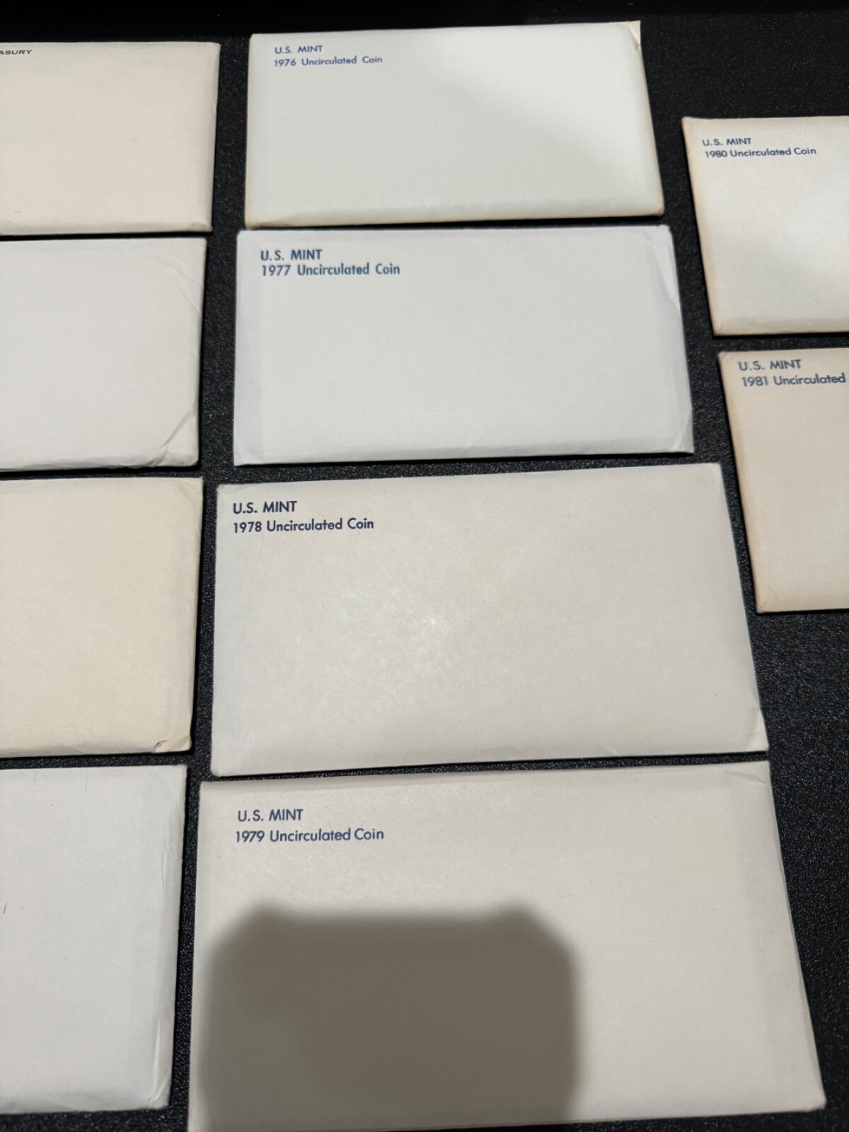 Lot of (14) 1968-1981 US Mint P&D Sets, in ALL OGP, NO WRITING, ALL BU/MS!!