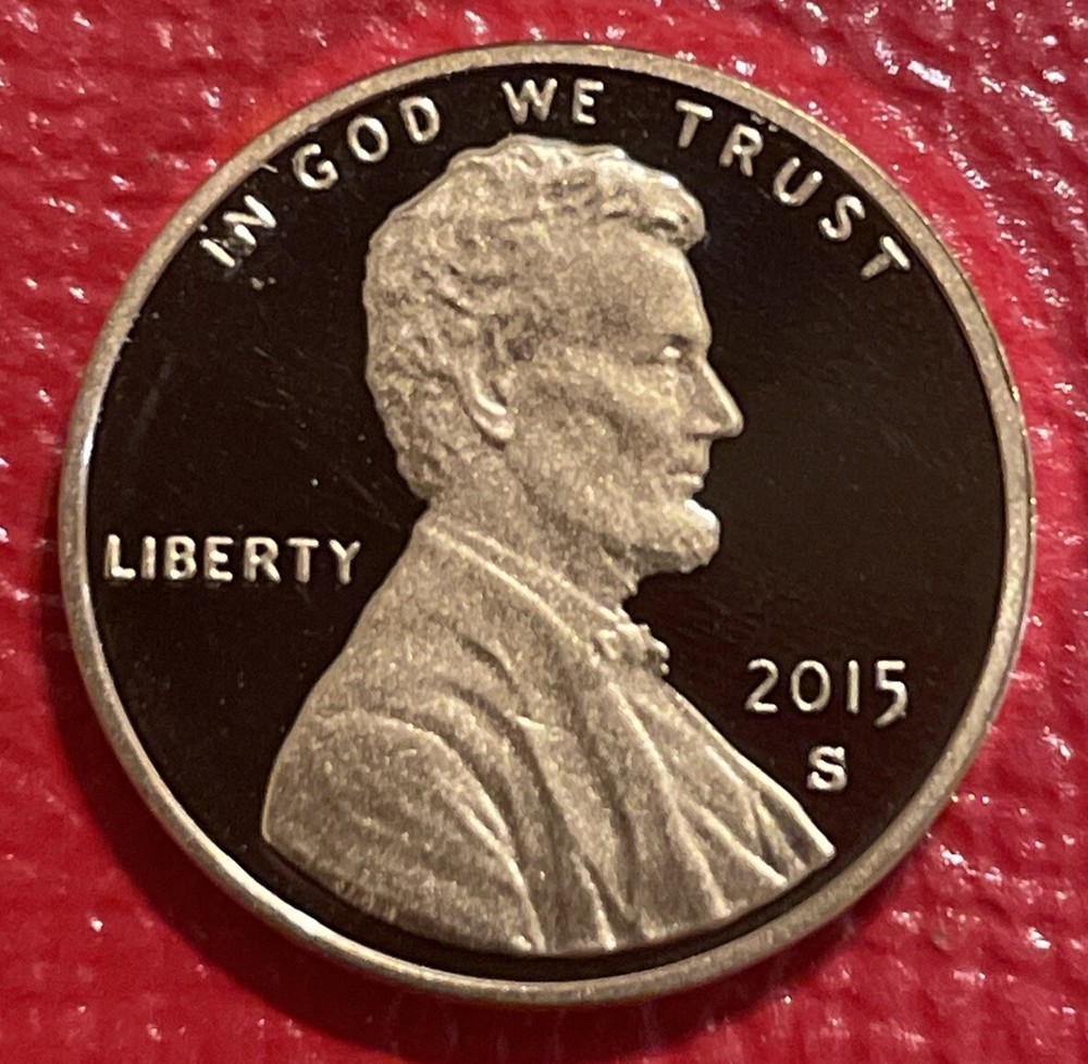 2015 S Lincoln Shield Cent Proof penny from US proof mint proof set