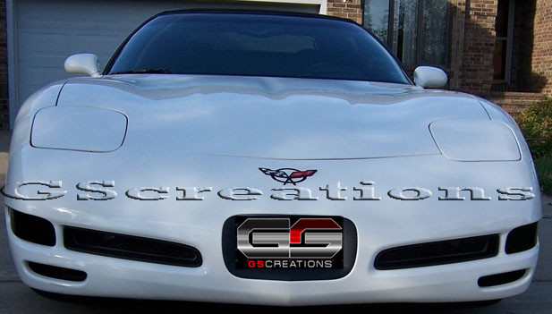 Smoked Front Light Covers For The 1997-2004 C5 Corvette