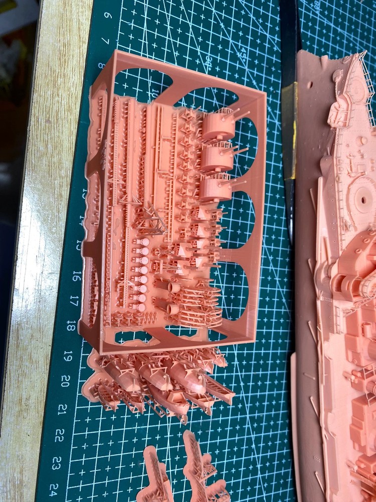 3D Printed 1/350 Soviet Oleg Cruiser Unpainted Model Kit NEW！