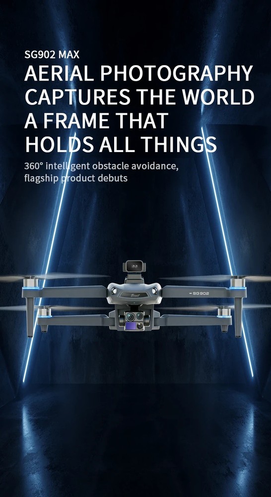 ZLL SG902 Max Drone With 2 Batteries-New 2026 Model