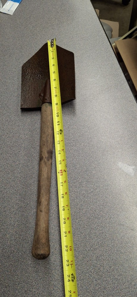 WW2 USMC M43 Entrenching Tool, Modified With Fixed Handle. Rare