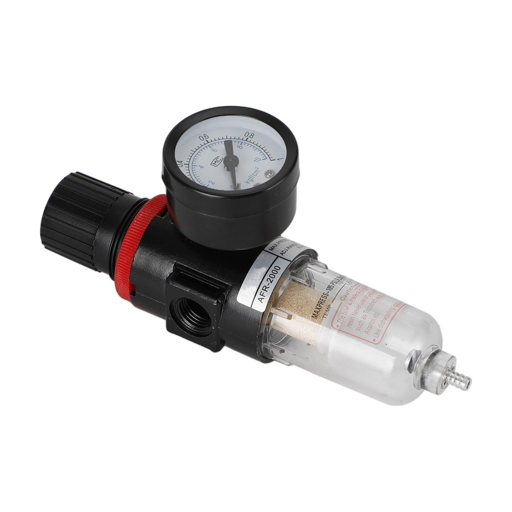 🚀AFR-2000 1/4" Air Compressor Filter Water Separator Regulator w/ Gauge Tools