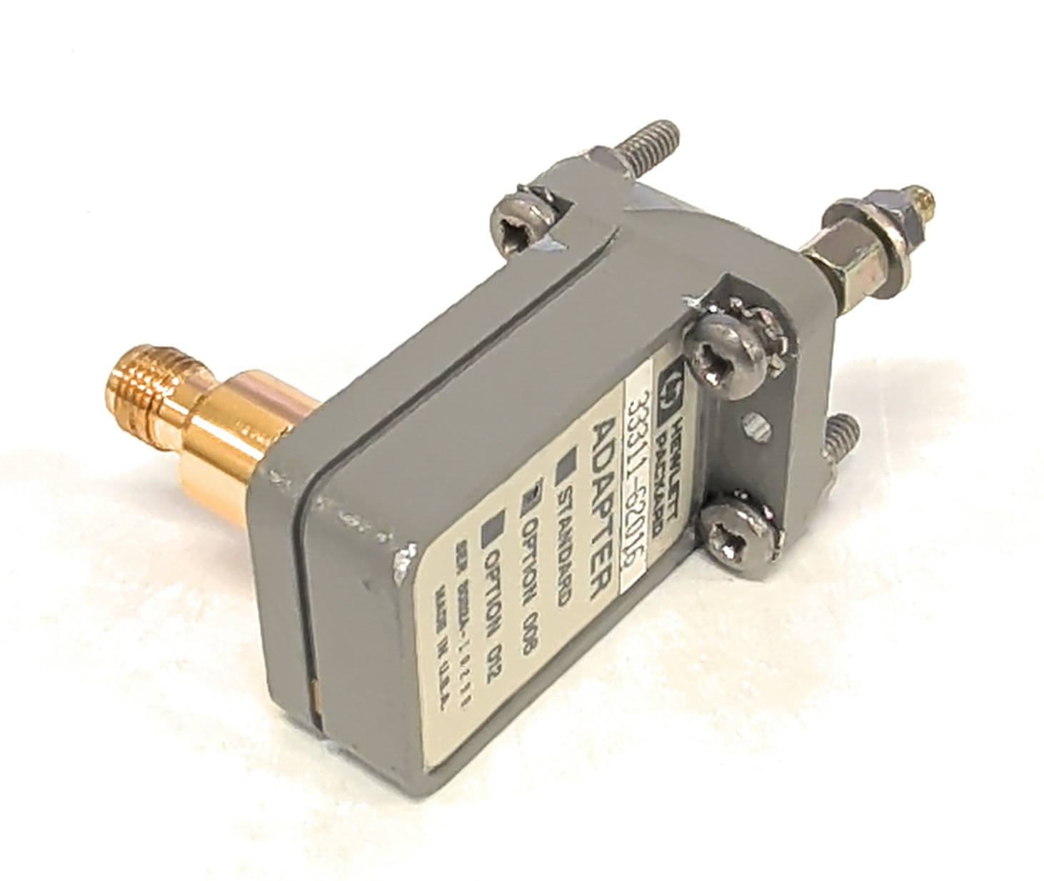 HP / Agilent 33311-62016 K-Band Coaxial Waveguide Adapter, 3.5 mm Option 006