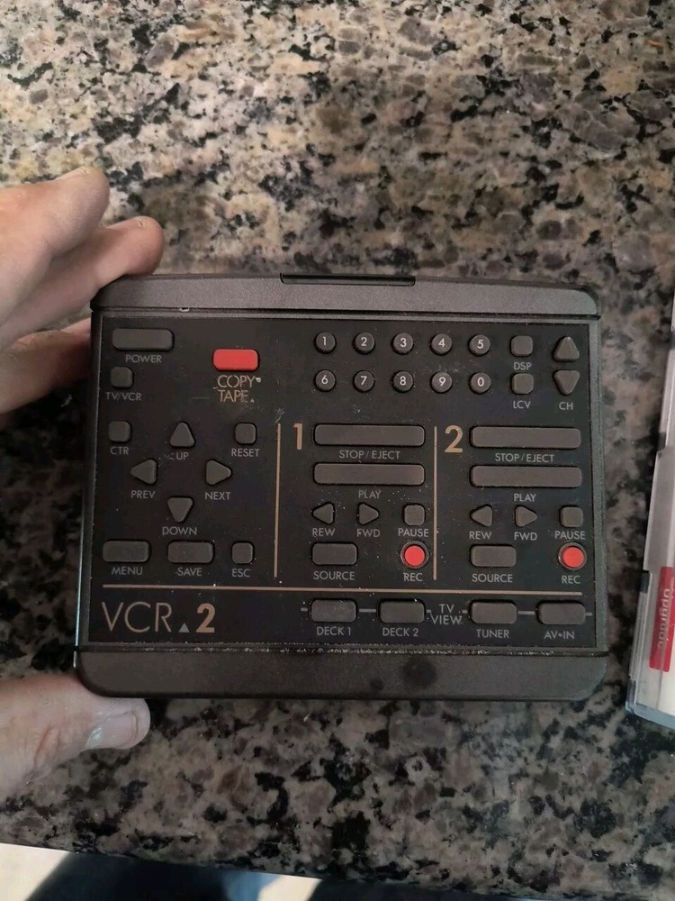 VCR.2 Dual Video Tape Deck Remote IR Controller