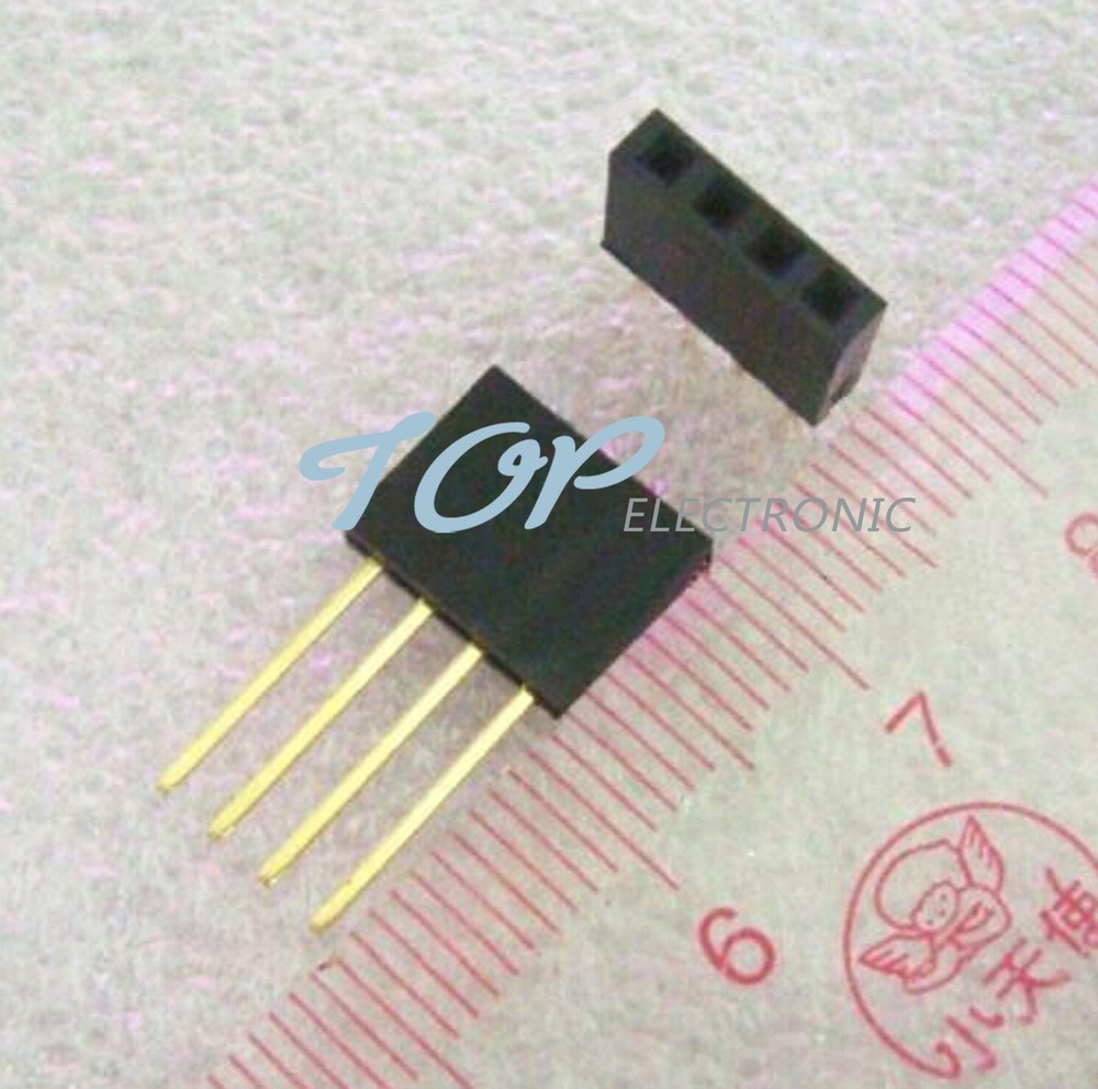 20pcs 4 Pin Female tall stackable Header Connector socket for Arduino Shield
