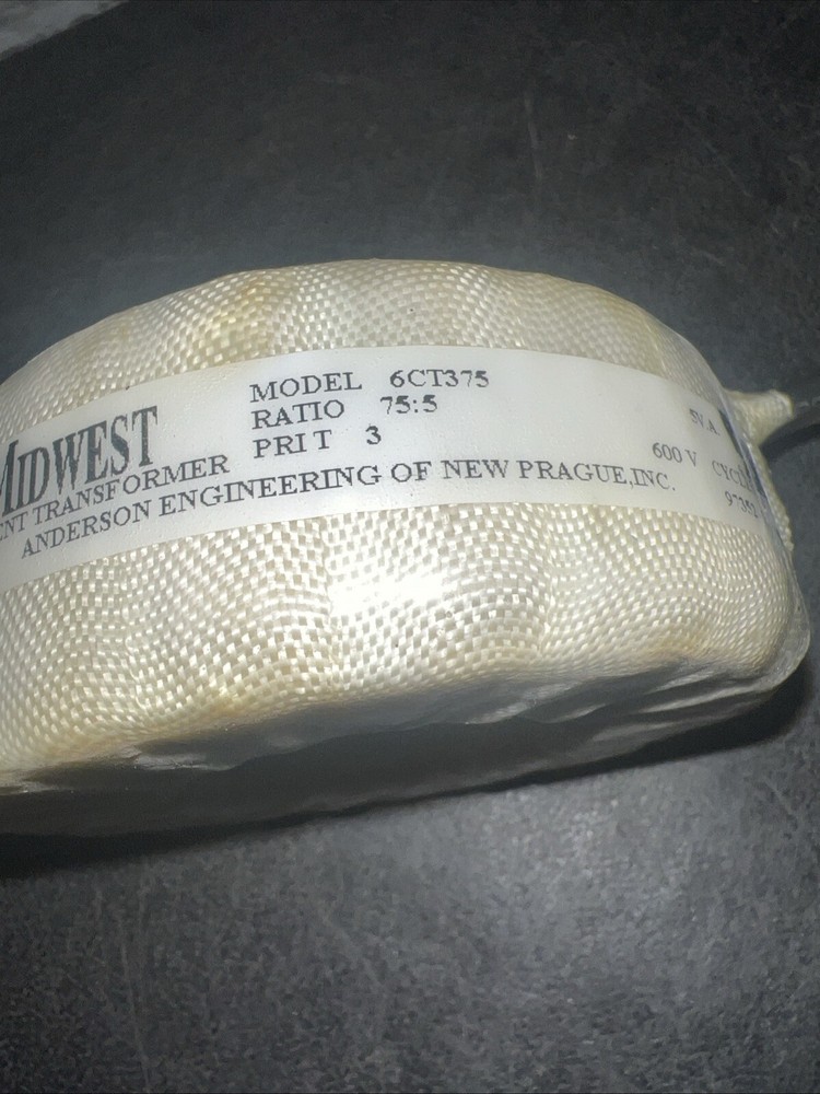 MIDWEST 6CT375 CURRENT TRANSFORMERS 600V
