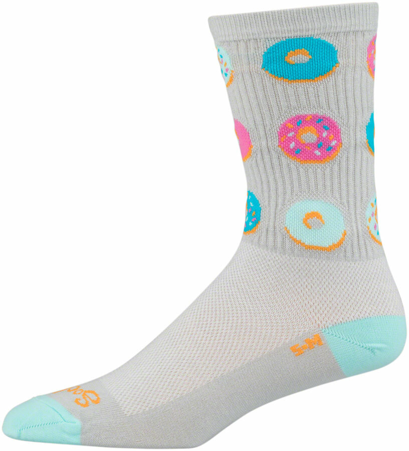 SockGuy Crew Glazed Sock: Gray SM/MD