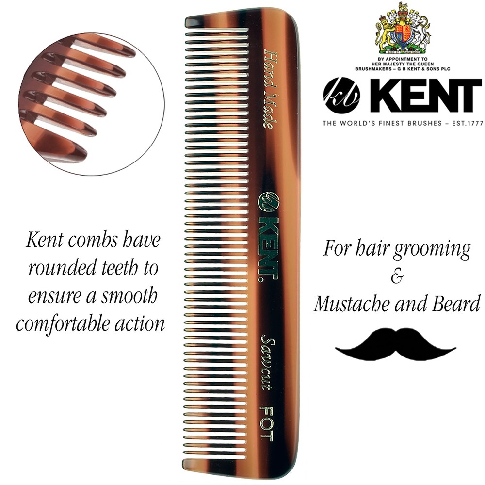 4.5" Handmade Fine Tooth Pocket Comb
