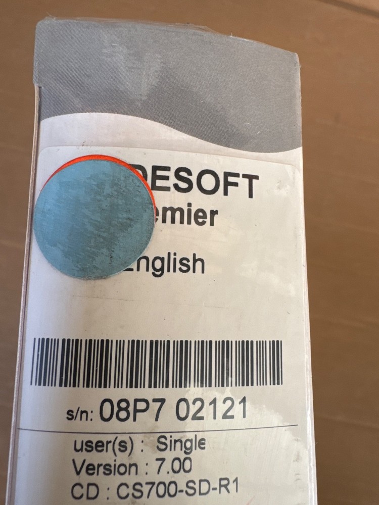 Brady TEKLYNX codesoft 7 premier GB CODESOFT label software