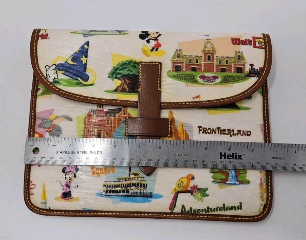 Dooney & Bourke DISNEY WORLD Retro iPad Tablet Case Leather Traveling Carrying