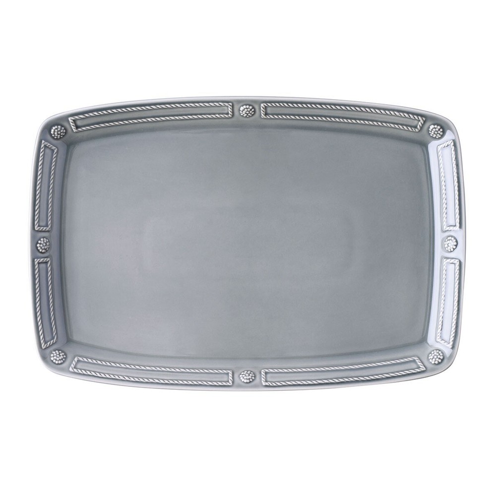Juliska Gray French Panel Serving Platter