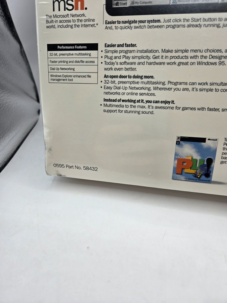 Microsoft Windows 95 Upgrade 3.5” Floppy Version Promotional Version NEW Sealed