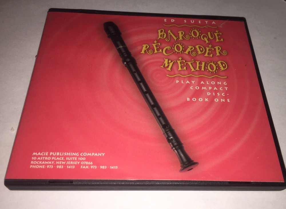 Ed Sueta Baroque Recorder Method Play Along Cd