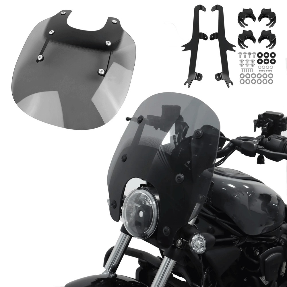 Windshield w/Bracket Windscreen Compatible With Harley Nightster RH975 2022-2025