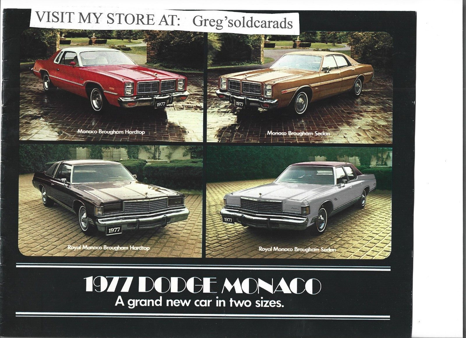 Original 1977 Dodge Royal Monaco, Dealer Sales Brochure
