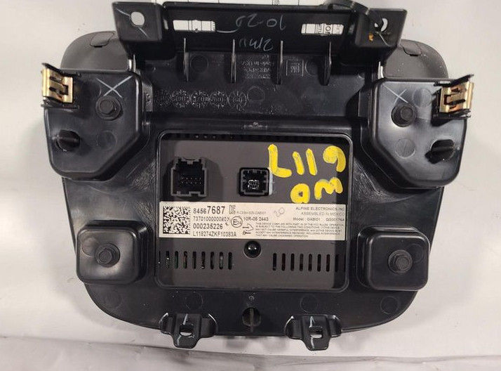 2019-2023 Chevrolet Malibu Dash Mounted Information Display Screen ID 84537167