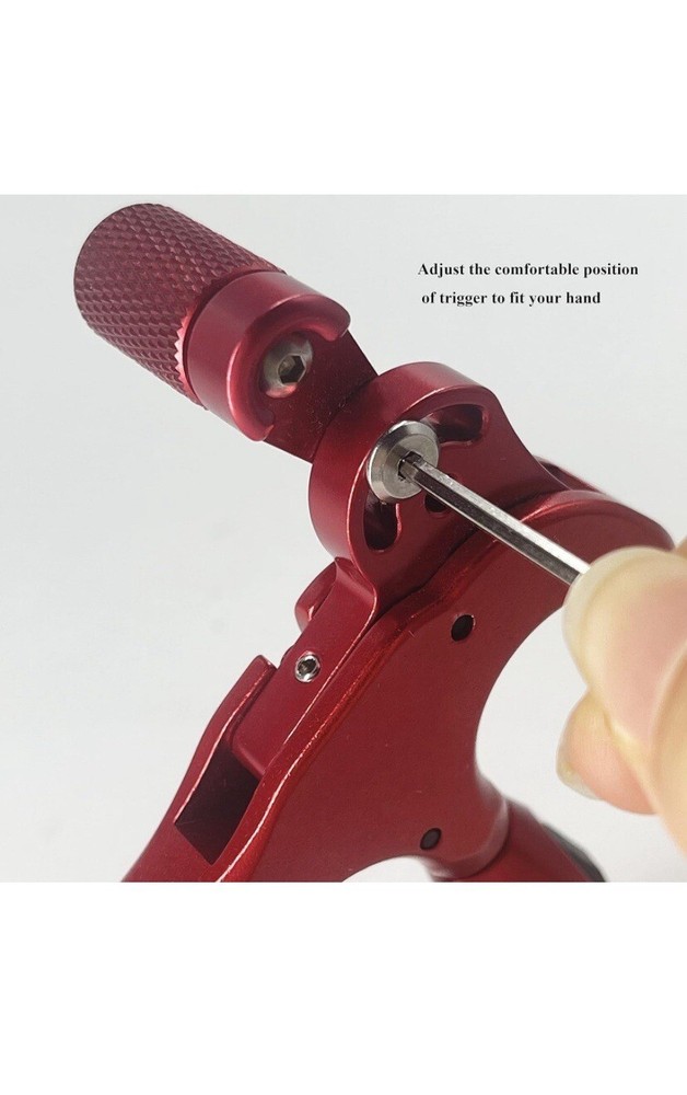 NoxDyn Archery Release 360& Rotatable Thumb Release for Compound Bow(Red)