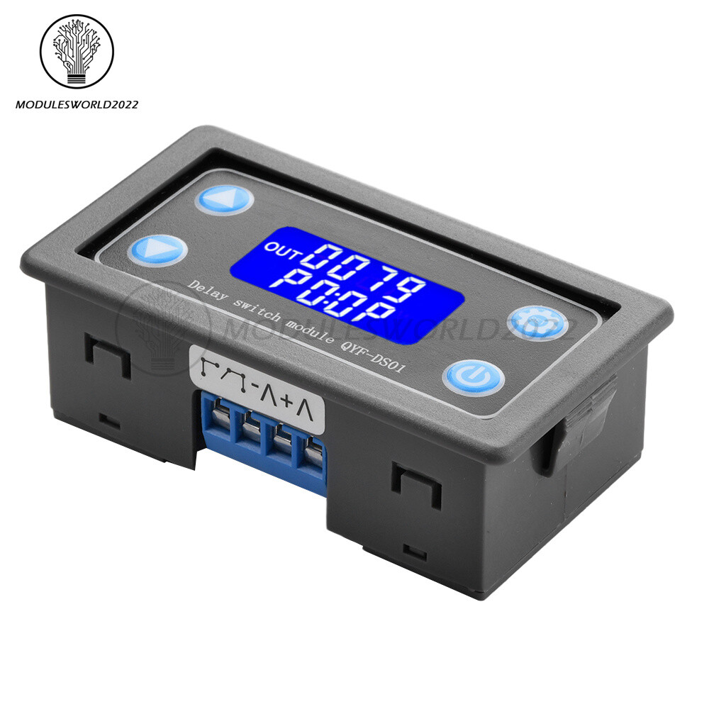 DC6-30V One Way Delay Cycle Timer Relay Module Timing Control Switch QYF-DS01