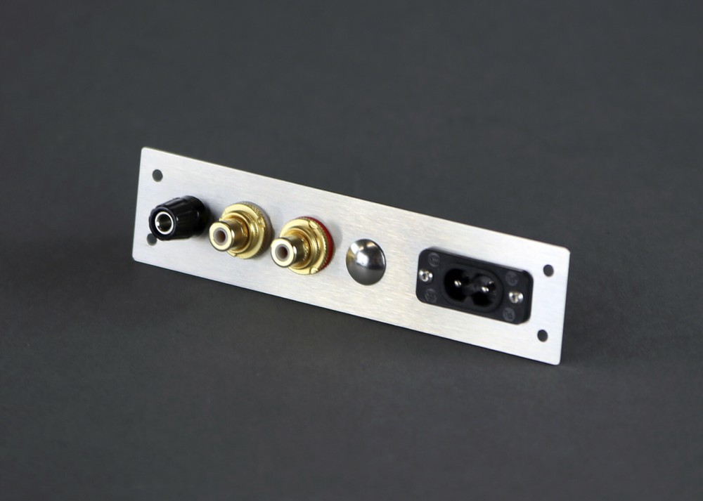 Universal Panel Terminal Socket Strip Plate RCA Cinch for Turntable
