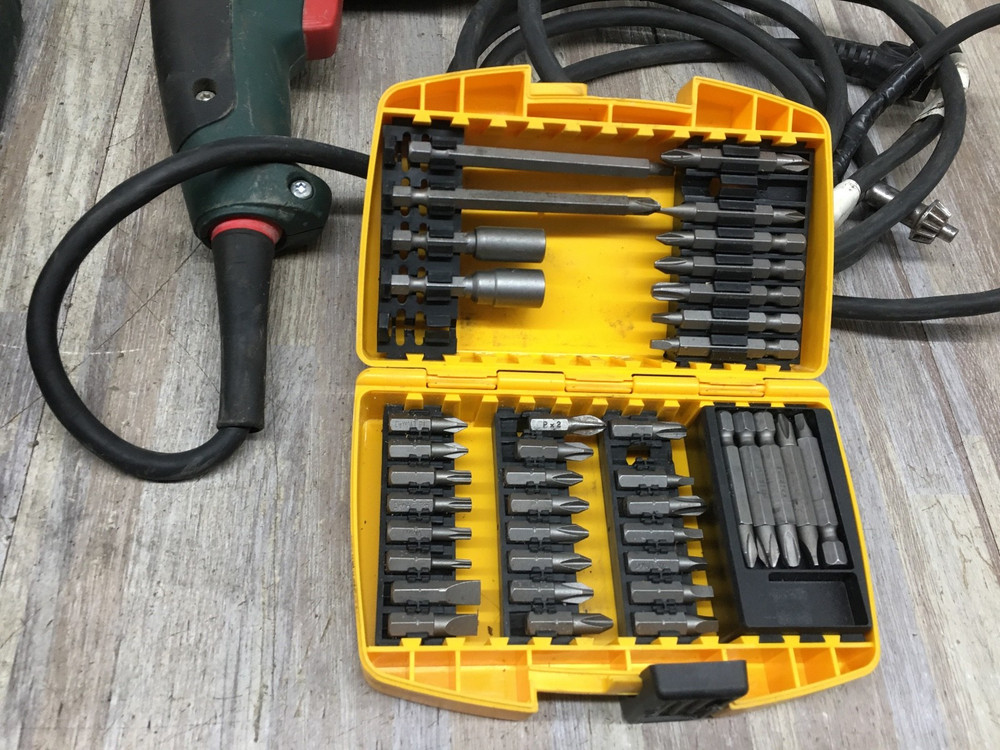 Metabo SBE 710 110v Drill WITH MORE EXTRA BITS TESTED NICE IN BOX