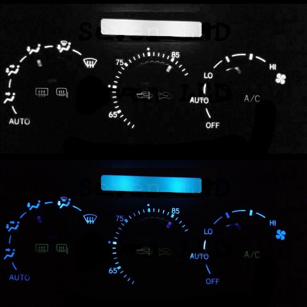 Replacement Climate Control and Clock LED Bulbs Kit for Lexus IS300 2001-2005