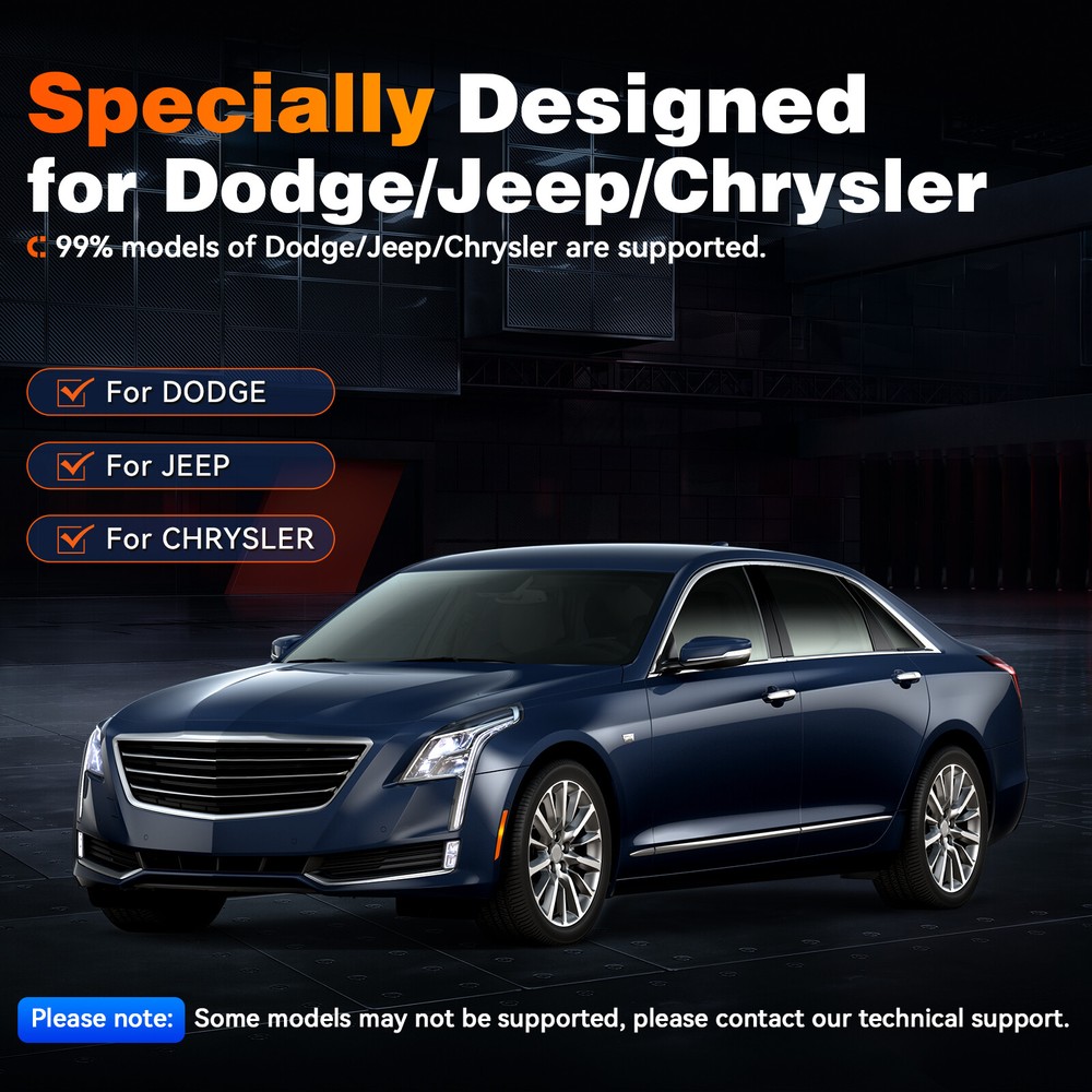 Bidirectional OBD2 Scanner Full System Diagnostic Tool For Dodge Chrysler Jeep
