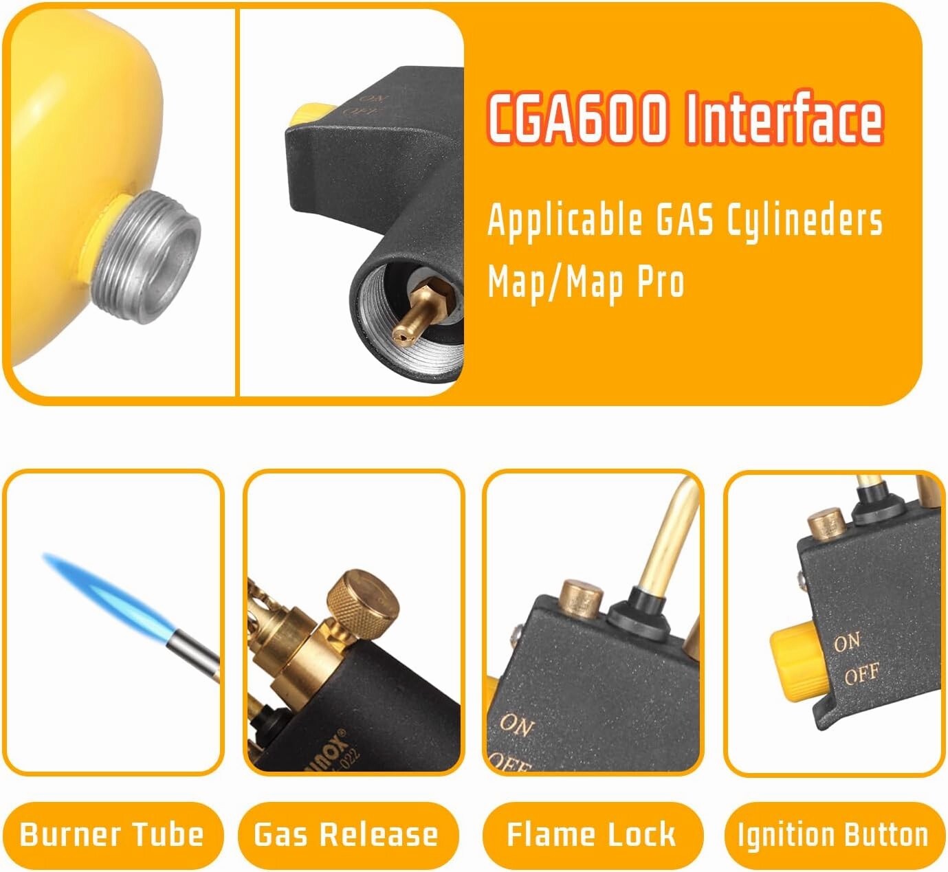 Propane Torch Kit Map Gas Torch Kit Welding Torch Soldering Torch Kit Torch Head