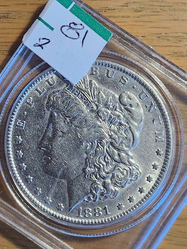 1881 P  MORGAN 90% SILVER #2