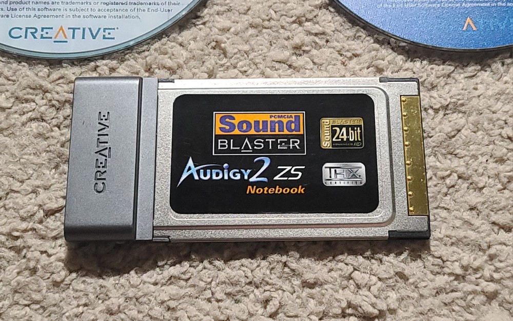 Creative Sound Blaster Audigy 2 ZS Notebook - READ DESCRIPTION!