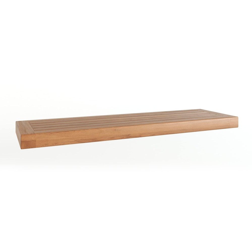 30" Moa Teak Floating Wall Shelf - 30 Inch