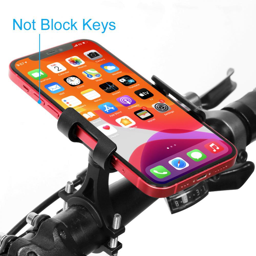 360° Aluminum Motorcycle Bike Bicycle GPS Cell Phone Holder Handlebar Mount New