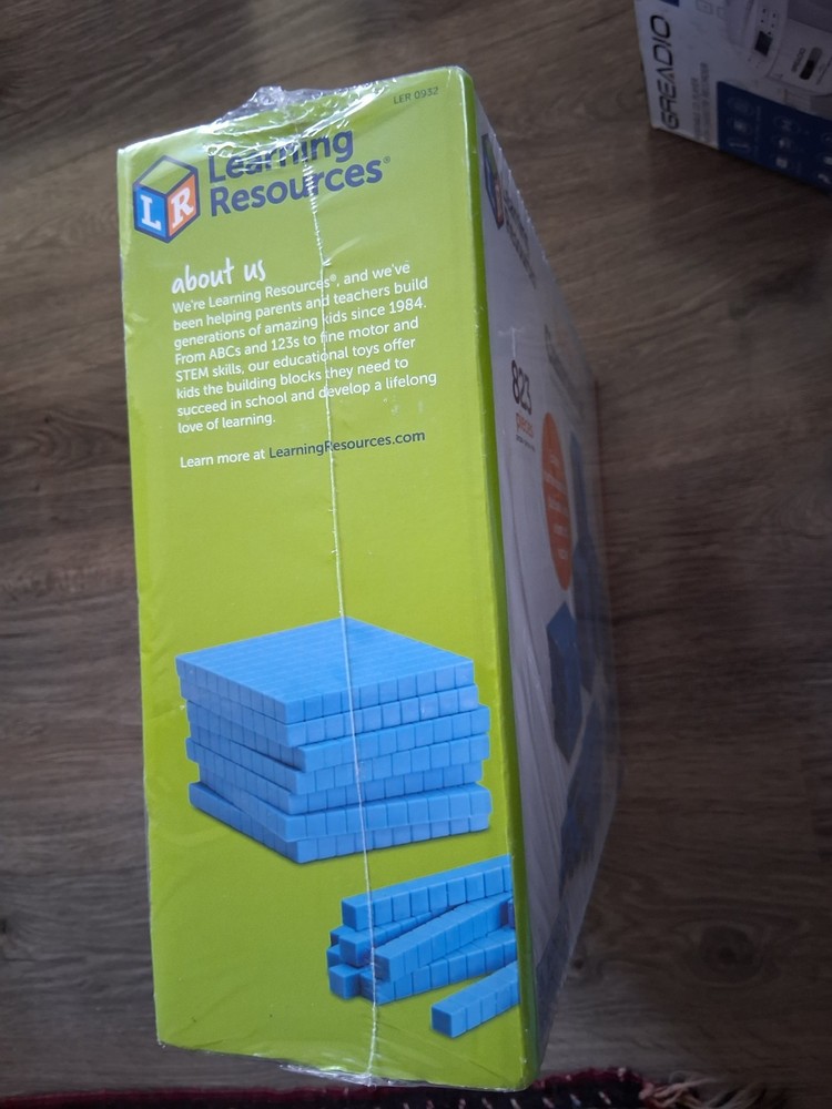Learning Resources Base Ten Blocks Classroom Set Grades 1+ Ages 6+, 823 Pc STEM