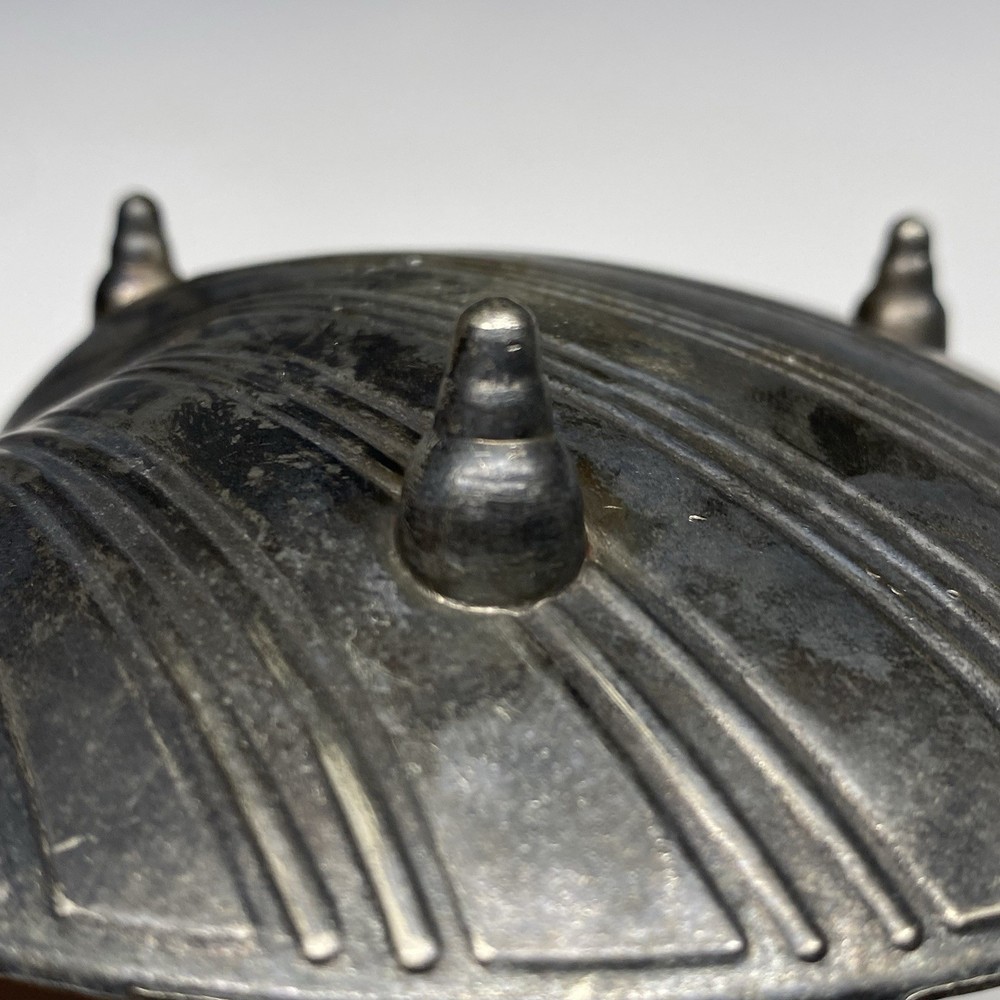 Set 2 VTG Shell Trinket Dish RF Inc USA Sheffield England 1700-1800 Silverplate