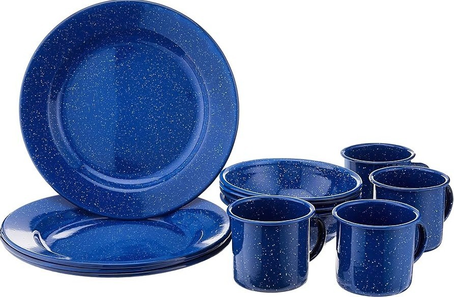 Coleman - 6-Piece Enamel Dinnerware Set